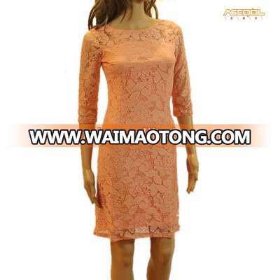 New design Ladies Dry Cleaning Lace Dress