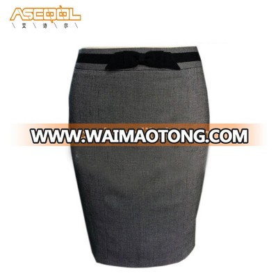 Latest fashion lady formal short skirt