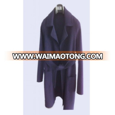 2017 Fashion Double-Faced 100% Cashmere Women Coat